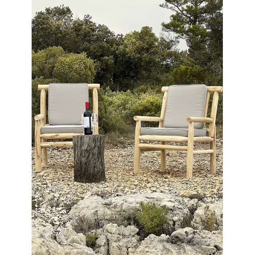 SILLON TECA POLIESTER 65X80X92 GRIS CLARO