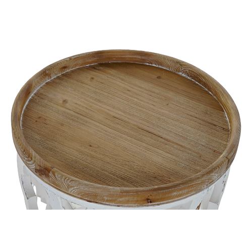 MESITA AUXILIAR ABETO MDF 50X50X58 5,00 ENVEJECIDO