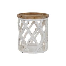 MESITA AUXILIAR ABETO MDF 50X50X58 5,00 ENVEJECIDO