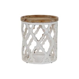 MESITA AUXILIAR ABETO MDF 50X50X58 5,00 ENVEJECIDO