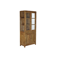 VITRINA ACACIA 85X40X190 NATURAL