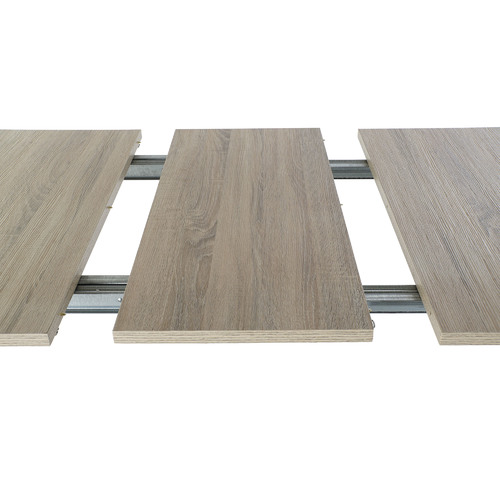 MESA COMEDOR MDF METAL 160X90X76 EXTENSIBLE
