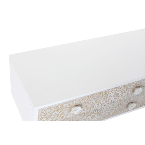 MUEBLE TV ABETO 119X42X50 MANDALA BLANCO