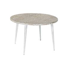 MESITA AUXILIAR MANGO METAL 75X75X50 DECAPE BLANCO