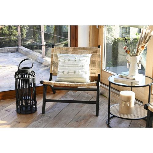 BUTACA TECA RATAN 65X78X68 NEGRO