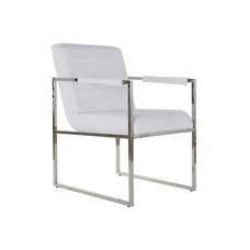 BUTACA ACERO POLIESTER 75X57X92 BLANCO