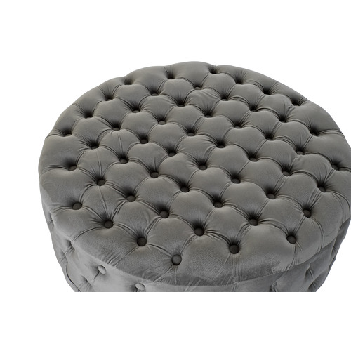 REPOSAPIES POLIESTER MDF 78X78X40 GRIS