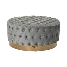 REPOSAPIES POLIESTER MDF 78X78X40 GRIS