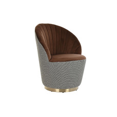 BUTACA POLIESTER 69X66X85 MARRON