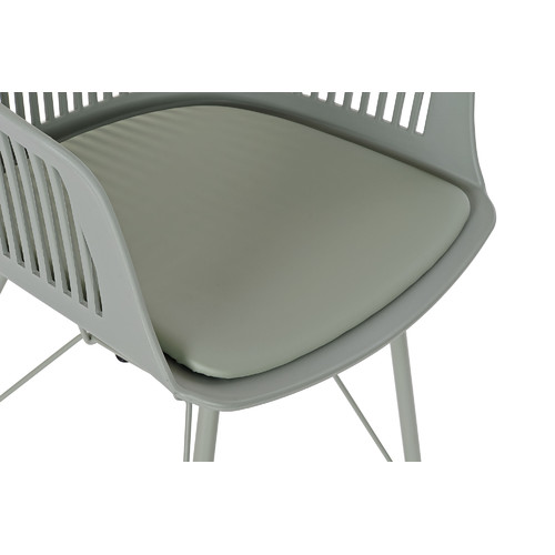 SILLA PP METAL 56X53X81 MATE VERDE MENTA