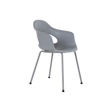 SILLA PP METAL 56X54X80 MATE GRIS CLARO
