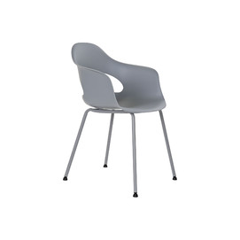 SILLA PP METAL 56X54X80 MATE GRIS CLARO