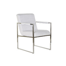 BUTACA ACERO POLIESTER 56X68X92 BLANCO