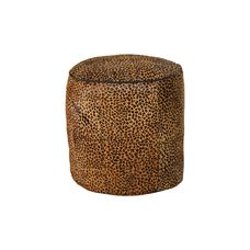 REPOSAPIES PIEL 46X46X50 LEOPARDO MARRON REPOSAPIES PIEL 46X46X50 LEOPARDO MARRON