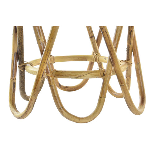 MESITA AUXILIAR RATAN 38X38X41,7 NATURAL MARRON