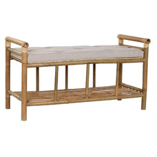 DESCALZADORA BAMBU ALGODON 100X44X54 NATURAL