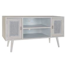 MUEBLE TV MADERA MDF 110X41X61 BLANCO