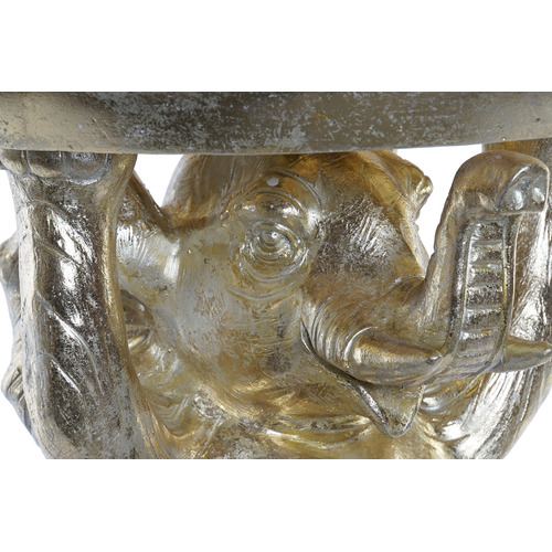 MESITA AUXILIAR RESINA 35X35X35 3,6 ELEFANTE