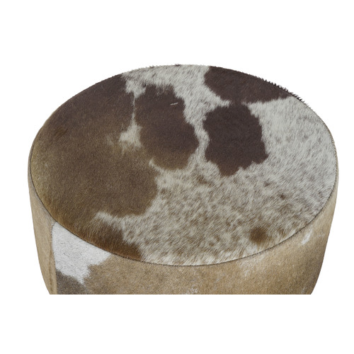 TABURETE MADERA 42X42X77 TABURETE MADERA PIEL VACA