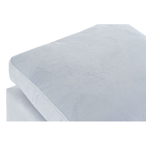 REPOSAPIES POLIESTER MADERA 55X55X35 AZUL CELESTE