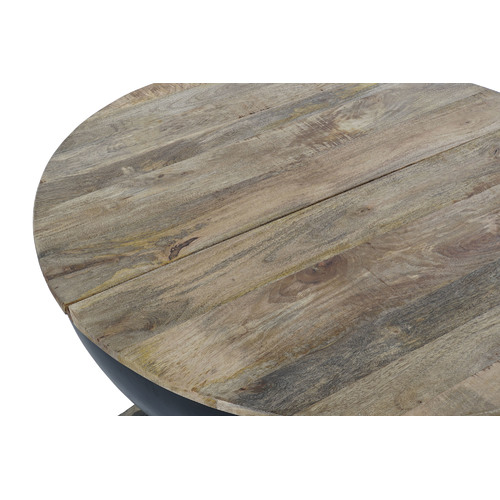 MESA CENTRO MANGO METAL 93,5X93,5X40 NEGRO