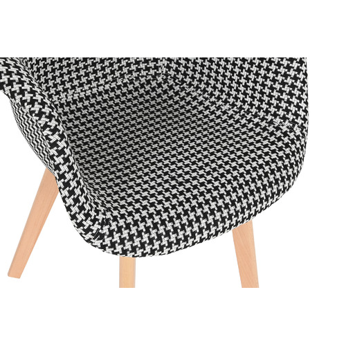 SILLA POLIESTER PINO 62X61X79 45,5CM PATA DE GALLO