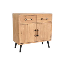 BUFFET MADERA 80X38X74 2 PUERTAS NATURAL MARRON