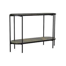 CONSOLA METAL MDF 120X41X80 TROPICAL NEGRO