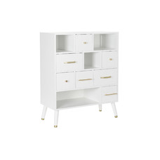 CAJONERA MDF METAL 76X34X94 BLANCO