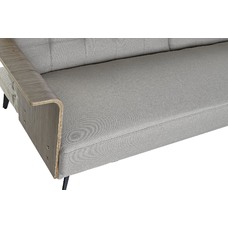 SOFA CAMA EUCALIPTO METAL 203X87X81 BEIGE