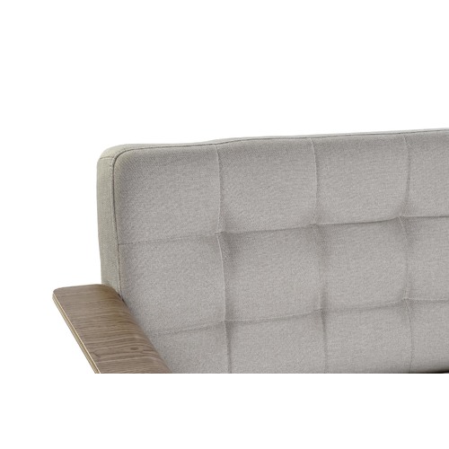 SOFA CAMA EUCALIPTO METAL 203X87X81 BEIGE