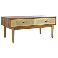 MESA CENTRO ABETO RATAN 106X55X46 MARRON