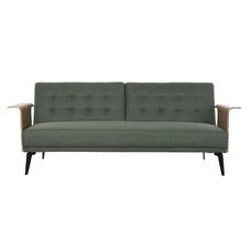 SOFA CAMA EUCALIPTO METAL 203X87X81 VERDE