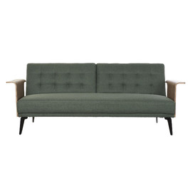 SOFA CAMA EUCALIPTO METAL 203X87X81 VERDE