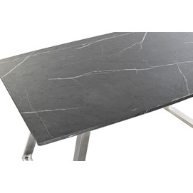 MESA COMEDOR MDF ACERO 160X90X76 NEGRO