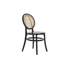 SILLA OLMO RATAN 43X43X89 REJILLA NEGRO