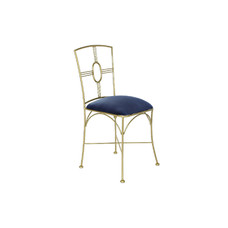 SILLA LATON POLIESTER 45X42X88,5 DORADO