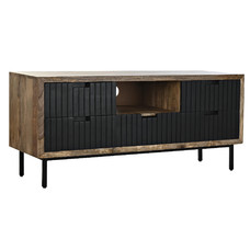 MUEBLE TV MANGO METAL 125X40X55 NEGRO
