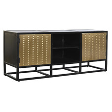 MUEBLE TV MADERA METAL 120X37X50 NEGRO