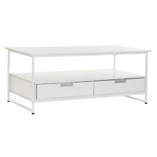 MESA CENTRO METAL MDF 110X55X46 BLANCO