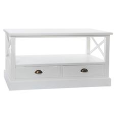 MESA CENTRO MADERA 108X48X56,5 BLANCO