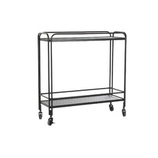 CONSOLA METAL CRISTAL 80X28X80,5 NEGRO CONSOLA METAL CRISTAL 80X28X80,5 NEGRO