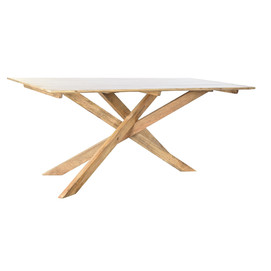 MESA COMEDOR MANGO 180X90X76 NATURAL