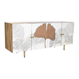 BUFFET MANGO METAL 177X45X75 HOJA BLANCO