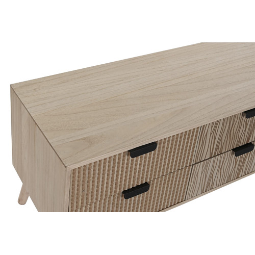 MUEBLE TV ABETO MDF 120X40X47 MARRON