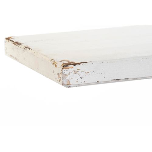 CONSOLA MADERA 120X34X85 ALAS ENVEJECIDO BLANCO