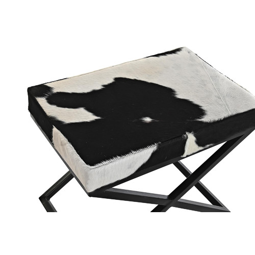 DESCALZADORA METAL PIEL 60X40X50 VACA NEGRO