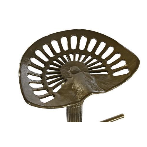 TABURETE METAL 44X33X82 DORADO