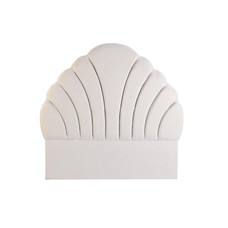 CABECERO CAMA POLIESTER MDF 157X8X160 BEIGE