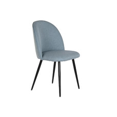 SILLA POLIESTER METAL 50X52X84 AZUL